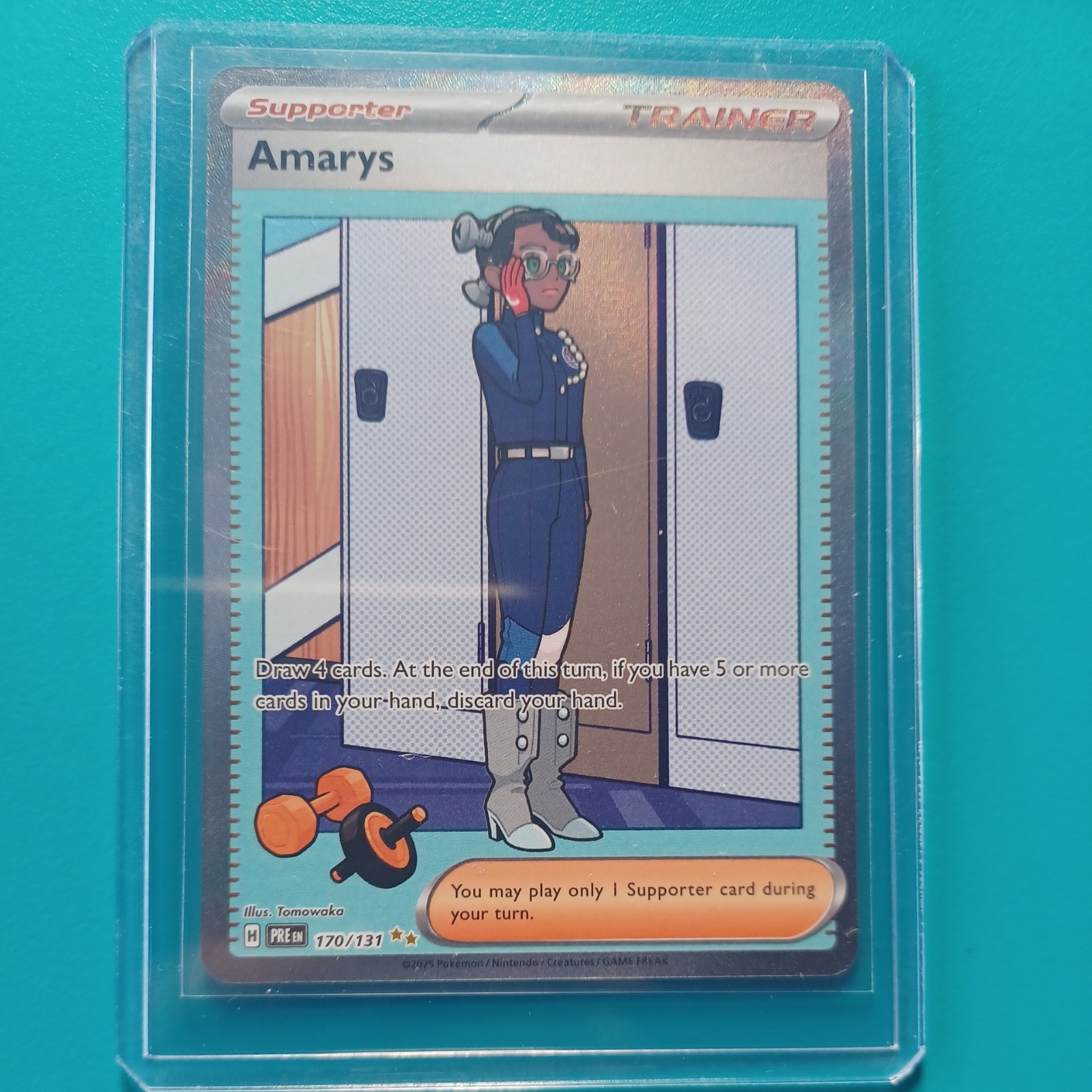 Pokemon TCG S&V Prismatic Evolutions Amarys 170/131 Special Illustration Rare NM