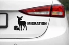 New! REMIGRATION MIGRATION fun car decal sticker film AfD new!