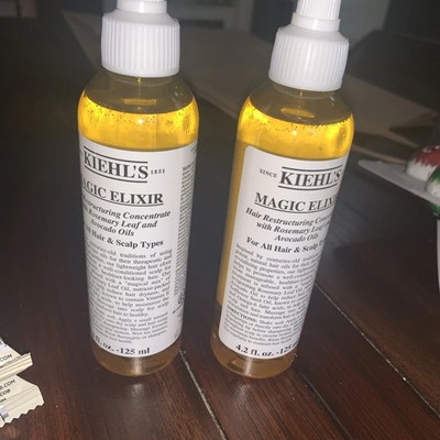 2 x  Magic Elixir Hair Restructuring Concentrate Kiehl's Oil 4.2 oz Unisex