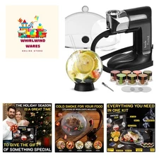 Smoking Gun Wood Smoke Infuser - Premium Kit, 14 PCS, Smoker Machine with Acc...