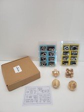 20 PCS Different Brain Teaser Metal Wire  Wood Puzzles IQ Challenge Magic