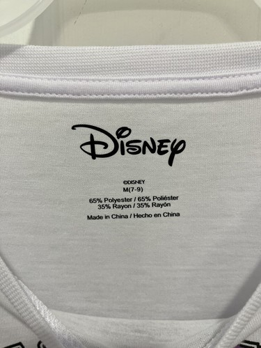 Disney Lilo & Stitch Ohana T-Shirt White Size Medium - Picture 4 of 4