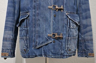Vintage Polo Ralph Lauren Cortland Denim Jacket Corduroy