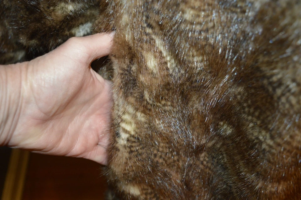 Alta Moda Pronta FENDI Animal Print Blanco Marrón Multi Batwing Abrigo Chaqueta Foto 3 de 4