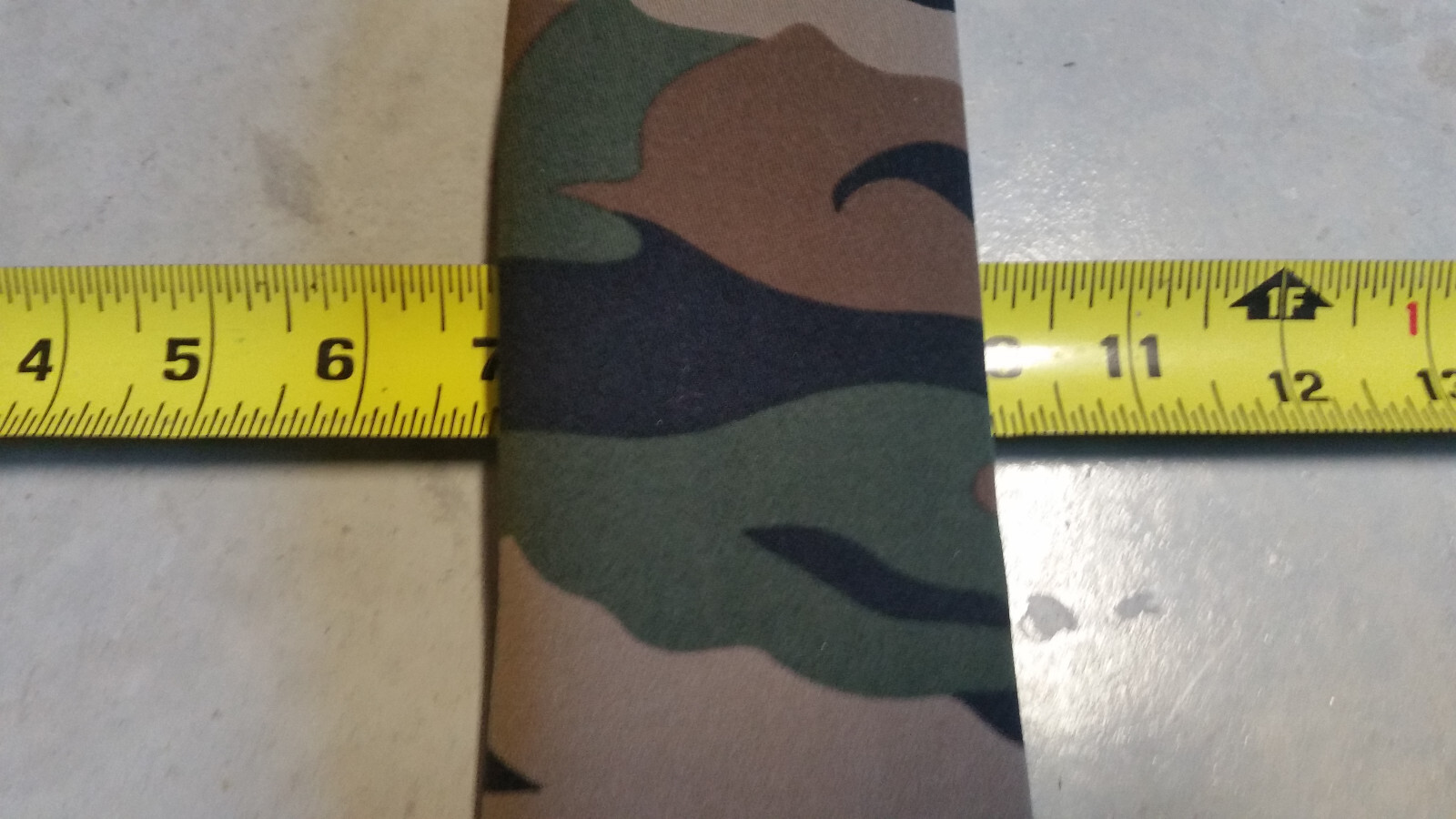 Vintage Old School Paintball Neoprene 7oz(?) CO2 Tank Cover Woodland Camo