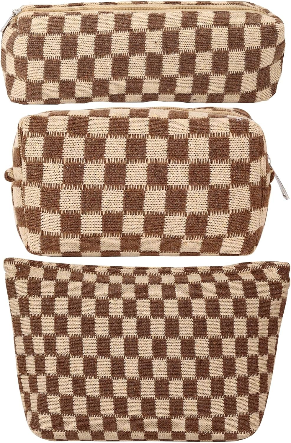 Makeup Bag Cosmetic Bag for Women,1Pcs Large Capacity Makeup Bags and 1Pcs Penci