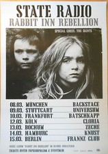 STATE RADIO-THE SKINTS  2013 TOUR - orig. Concert Poster - Konzert Plakat - A1