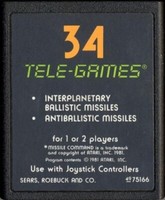 Atari 2600 - Missile Command #Textlabel Sealed Neu & Ovp