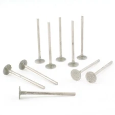 10Pcs 10mm 3/8" Thin T Diamond Grinding Head Jade Carving Burrs Jewelry Tools