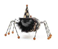 MacKenzie-Childs Witch's Pet Spider Capiz Halloween NEW Courtly Pumpkin REDUCED