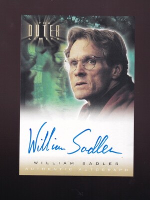 Outer Limits Sex Cyborgs Science Fiction Expansion Autograph A14 William  Sadler