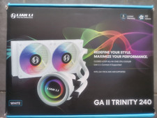 Lian Li Galahad II Trinity AIO 240mm ARGB CPU Water Cooler - White