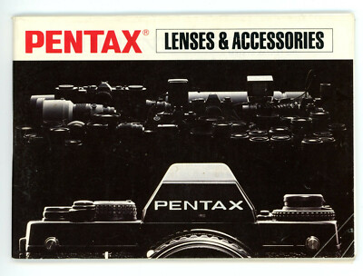 ASAHI PENTAX System Broschüre OBJEKTIVE und ZUBEHÖR Prospekt IN ENGLISH (Y556