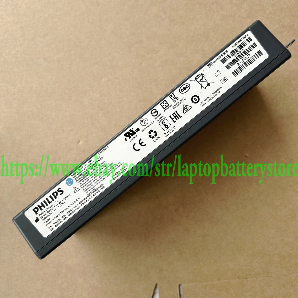 Genuine Battery 453561904972 For Philips Affinity 70 Ultrasound 