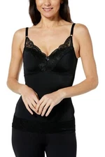 Rhonda Shear Classic Pin-Up Smoothing Cami Black