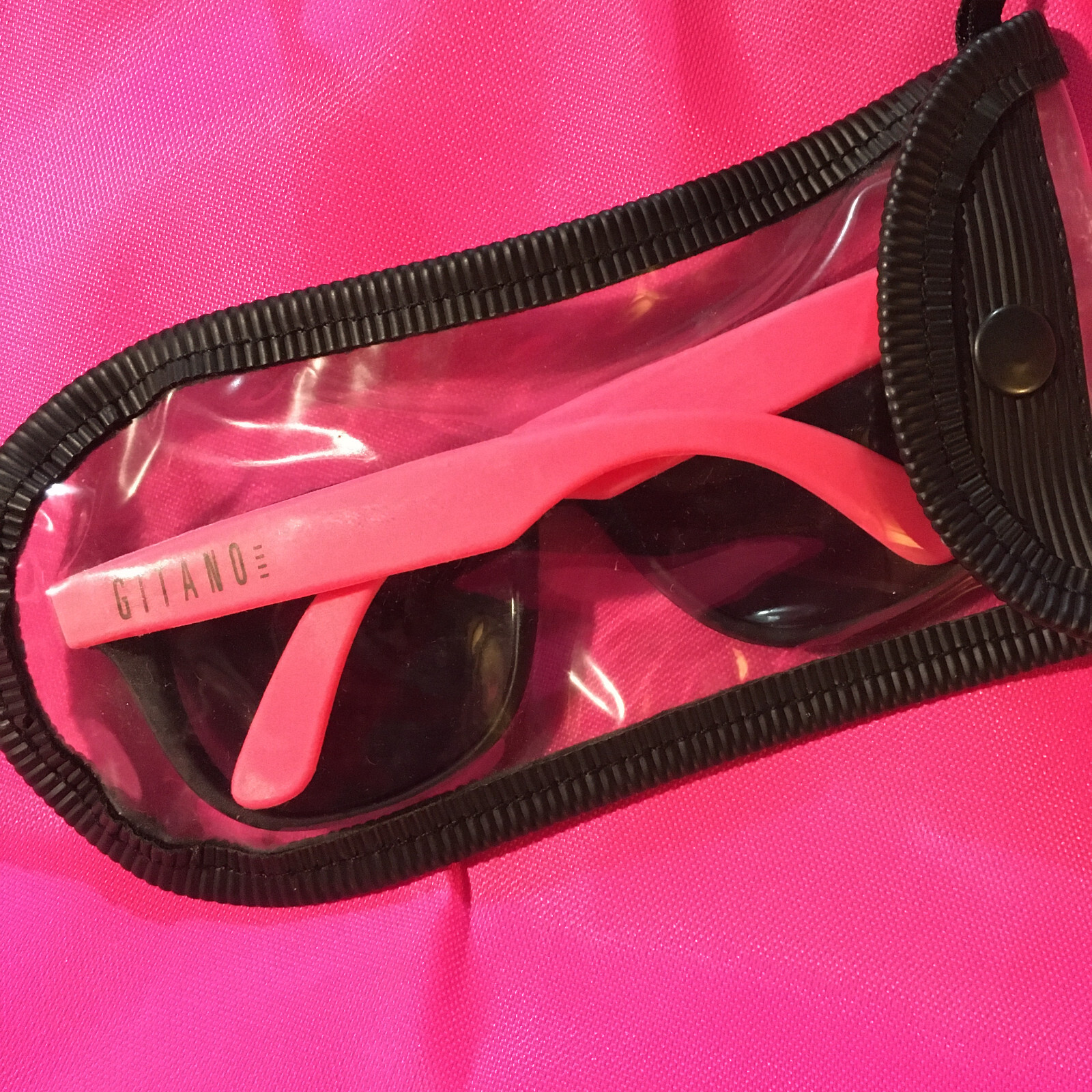 Shades of Gitano Handbag Tote Bag Purse Hot Pink 1980s Vintage NEW WITH TAGS