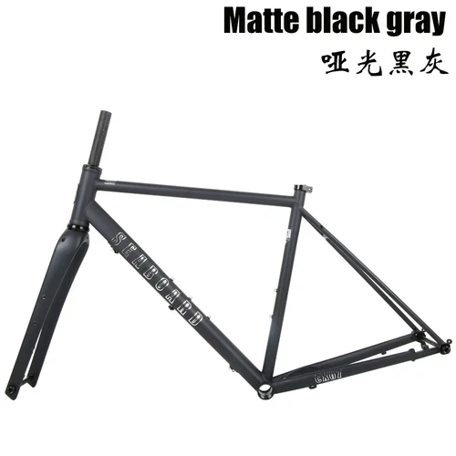 700C Carbon Road Bicycle Frameset Steel Gravel Off-Road Bike Frame Disc Brake - Picture 19 of 36