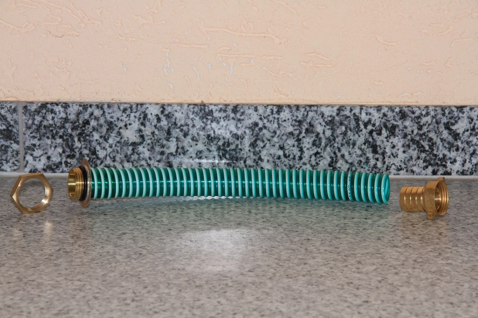 HANDGEFERTIGT Regenwassersammler Schlauchanschlussset 1 Zoll