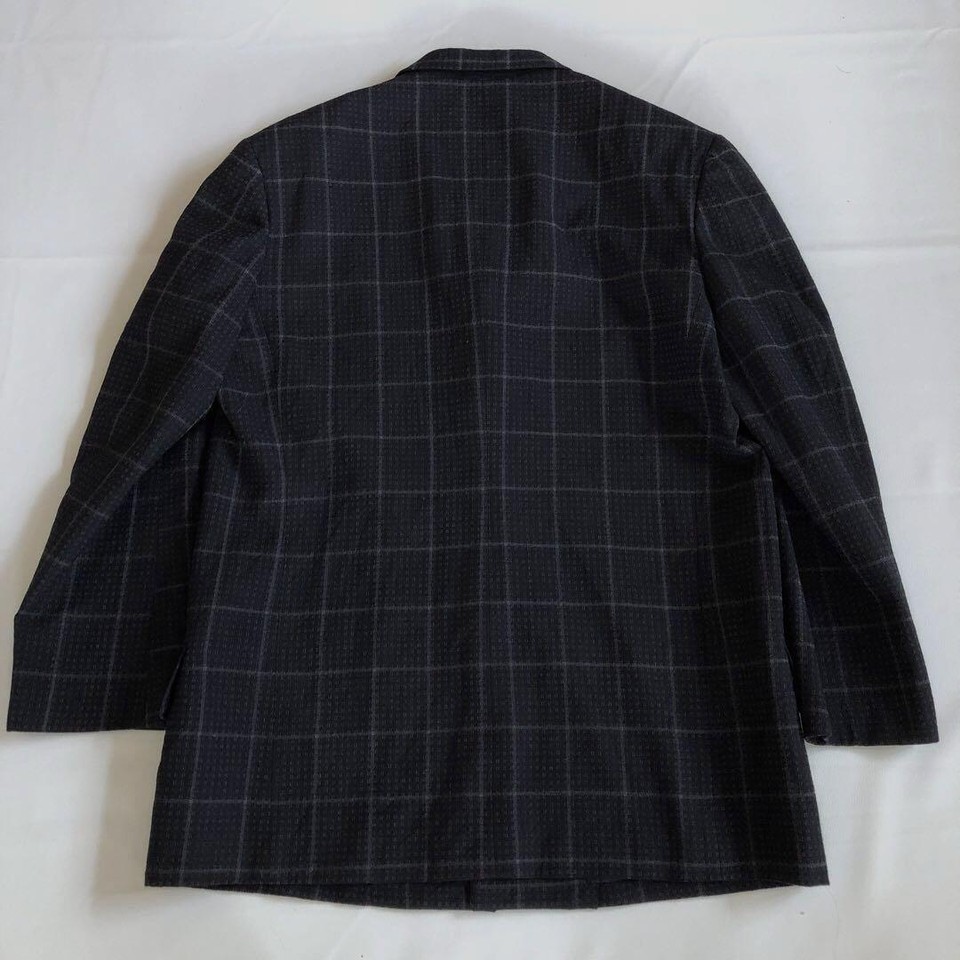 Used Yohji Yamamoto Set Up Jacket Pants Mens Size S Navy Color Very