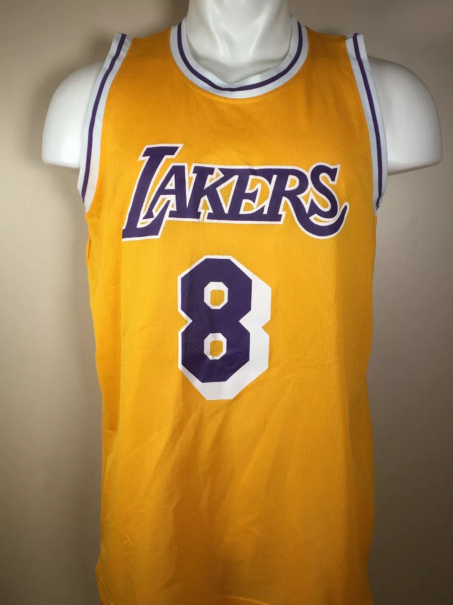 RARE AUTHENTIC Nike Kobe Bryant Los Angeles Lakers Blue Throwback Jersey #8  XXL