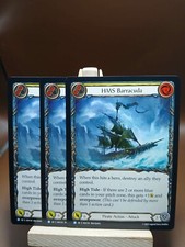 3x Playset Flesh and Blood High Seas HMS Barracuda R Yellow SEA134