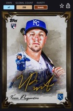 TOPPS BUNT - 2023 VINNIE PASQUANTINO ICONIC 250cc RC, PORTRAIT SIG, KC [DIGITAL]