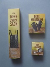 Freiberger Bier Handschuhe, Sack, Rollmaß