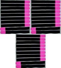 30x Hook and Loop Cable Ties 50cm x 50mm Neon Pink Hook and Loop Cable Hook and Loop Eyelet