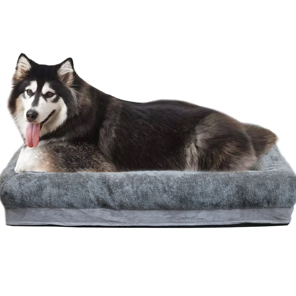 Soft Warm Dog Bed Large Dog Washable Dog Sofa Pet Couch Removable Cover - Image 3 of 4