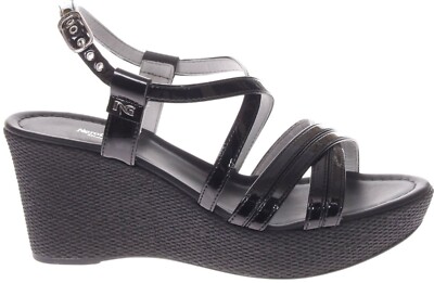 DAMEN SANDALE KEILABSATZ NEROGIARDINI P805662D NEUE KOLLEKTION NUR 41