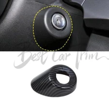 Carbon Fiber One-Button Start Switch Cover Trim For Chevrolet Trax 2023 2024 25