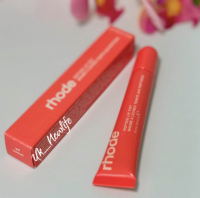 Rhode Peptide Lip Tint Treatment Peach Pit Neutral Peach 10ml Brandneu