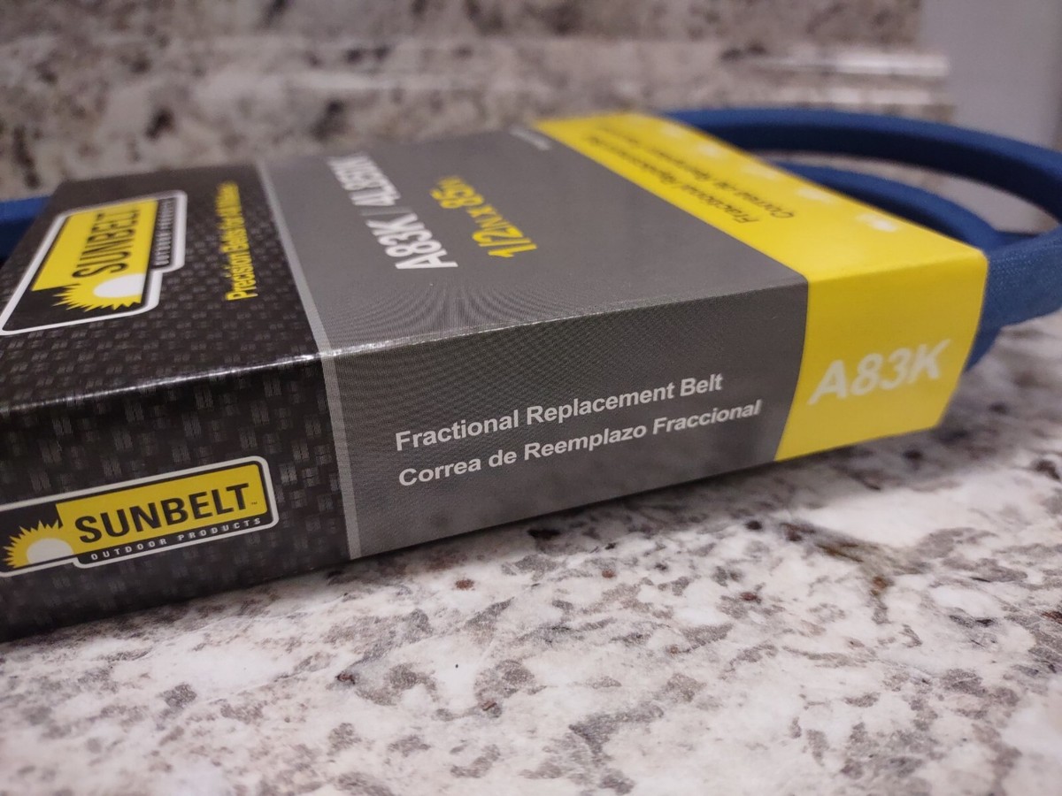 NEW SunBelt Outdoor A83K 4L850K Aramid Replacement V Belt 1 NEW SunBelt Outdoor A83K 4L850K Aramid Replacement V Belt 1