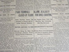 1924 JANUARY 3 NEW YORK TIMES - BLAME JEALOUSY FOR DINES SHOOTING - NT 6805