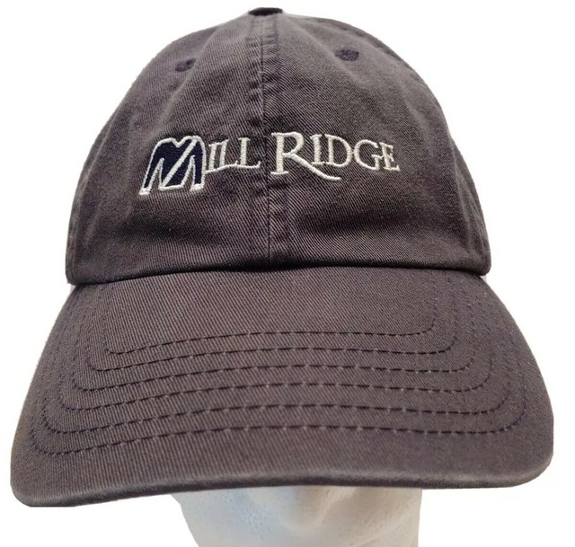 MILL RIDGE FARM THOROUGHBRED HORSE BREEDER STRAPBACK BALL CAP HAT