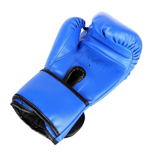10 oz Punching Bag Boxing Gloves: Sparring, MMA, Muay Thai, Kickboxing: Blue - Picture 5 of 5