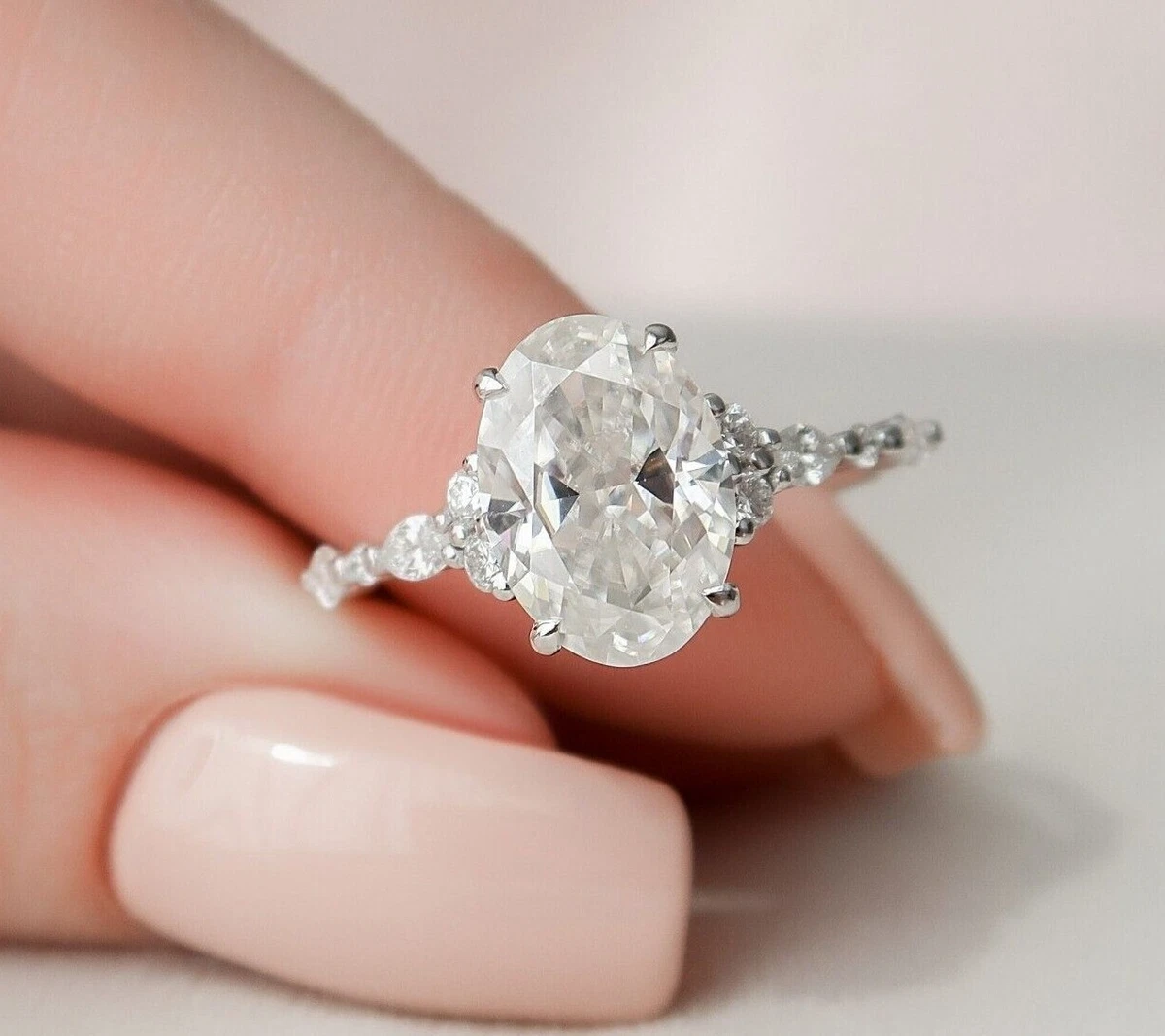 Oval marquise engagement ring discount