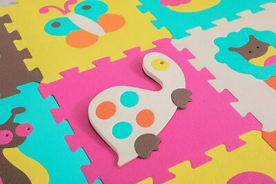 AVIOR KIDS Puzzlematte Spielmatte Kinderteppich Spielteppich Spielmatte EVA Schaumstoff