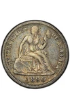 1890  SEATED  LIBERTY  DIME PCGS VF30