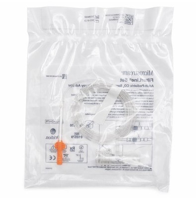 Microstream FilterLine CO2 Set Adult/Pediatric 7 Ft Sampling Line Airway Adapter