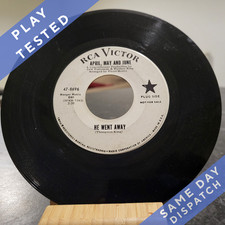 April, May And June – He Went Away/I Love The Guy (1965) - 7" Promo Vinyl - VG+
