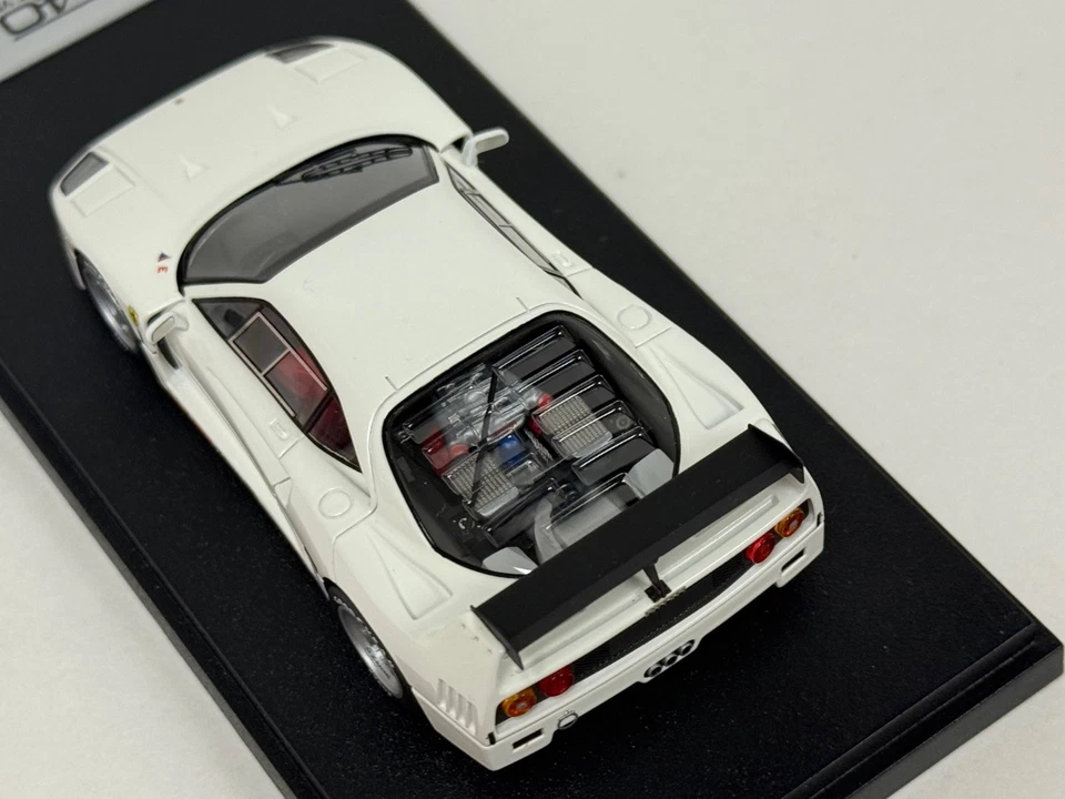1/43 Eidolon Maquillage Ferrari F40 Version Légère Blanche EM123D ABG294 - Photo 3/4