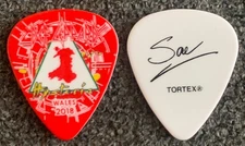DEF LEPPARD Guitar Pick RICK SAVAGE 2018 WALES Tour Picks Pic Plectrum HTF