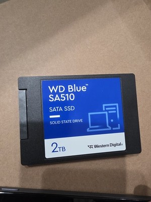 Western Digital 2TB WD Blue SA510 SATA SSD 2.5 /7mm Cased - WDS200T3B0A-00C7K0