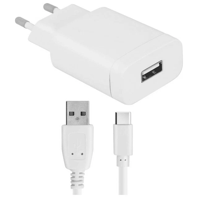 Forcell Caricabatterie Impulse Cavo Type-c 18w Per Acer Chromebook Tab 10 Lg K30 - Immagine 2 di 4