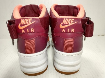 Nike Lunar Force 1 Sky Hi Women's Size 8.5 Red #654849-600