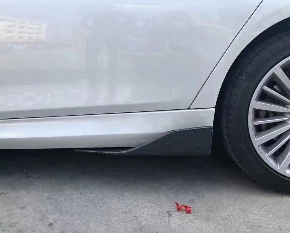 Alerón universal de fibra de carbono para faldones laterales de coche para Mercedes Benz Foto 4 de 4