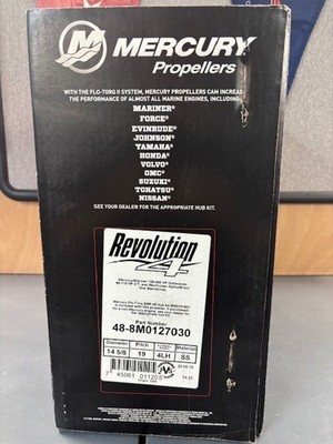 Mercury REV4 14 5/8 X 19 4 Blade LH Propeller