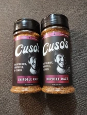 2 Pack .Cuso's Raspberry ,Chipotle &CuminChipotle Razz..5 Oz Each.