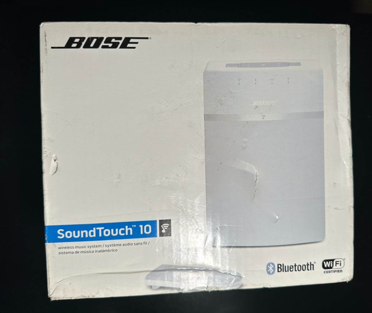 NEW Bose SoundTouch 10 Wireless Music System - White (731396-1200